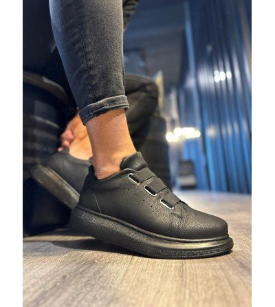 Knack Sneakers Ayakkabı 889 Siyah (Siyah Taban)