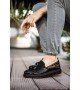 ByselShoes CH002 RST Loafer Verniciata Erkek Ayakkabı SIYAH