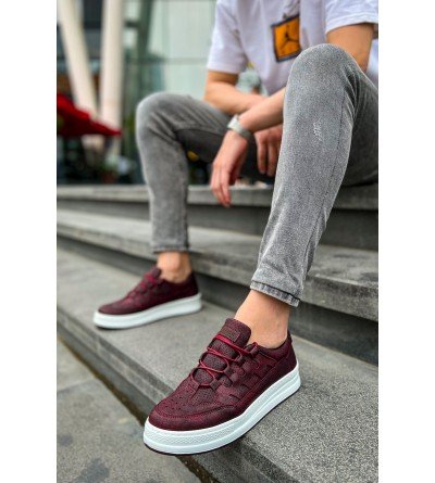 ByselShoes CH040 CBT C-Rey Erkek Ayakkabı BORDO