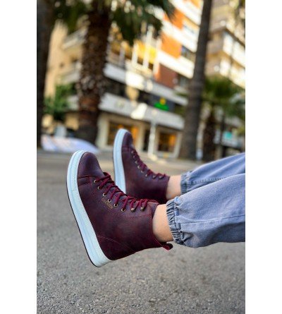 ByselShoes CH055 CBT Between Erkek Bot BORDO