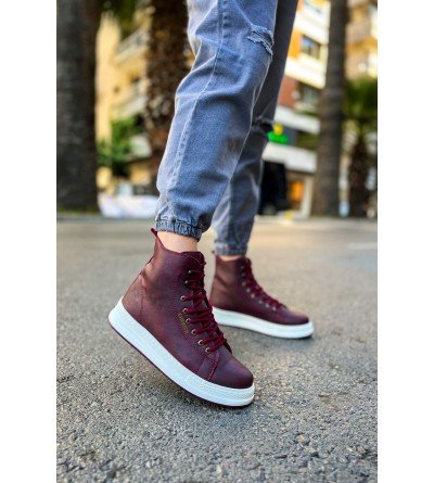 ByselShoes CH055 CBT Between Erkek Bot BORDO