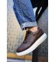 ByselShoes CH073 CBT Flatline Erkek Ayakkabı KAHVE