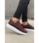 ByselShoes CH251 CBT Mirror Erkek Ayakkabı BORDO