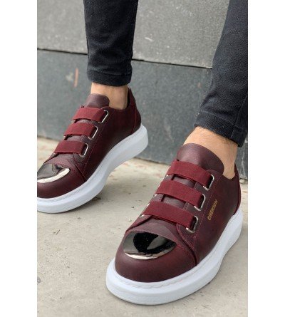 ByselShoes CH251 CBT Mirror Erkek Ayakkabı BORDO