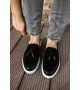 ByselShoes CH002 CBT Loafer Pelle Erkek Ayakkabı SIYAH