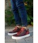 ByselShoes CH004 CBT Hıde Erkek Ayakkabı BORDO