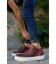 ByselShoes CH004 CBT Hıde Erkek Ayakkabı BORDO