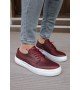 ByselShoes CH005 CBT Pıttı Erkek Ayakkabı BORDO