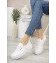 ByselShoes CH005 CBT Pıttı Kadın Ayakkabı BEYAZ