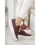 ByselShoes CH005 CBT Pıttı Kadın Ayakkabı BORDO