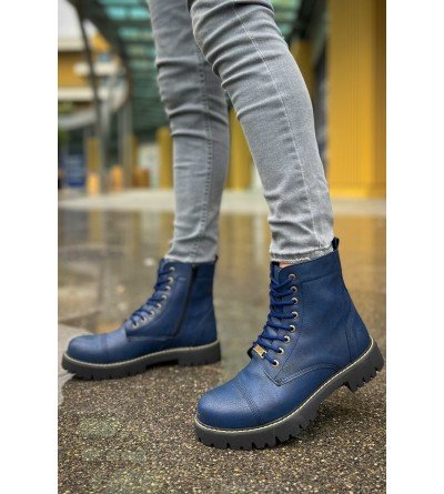 ByselShoes CH009 CST Military Erkek Bot LACIVERT