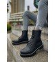 ByselShoes CH009 CST Military Erkek Bot SIYAH