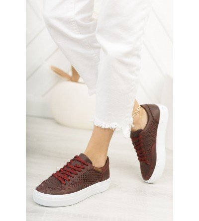 ByselShoes CH015 CBT First Edition Kadın Ayakkabı BORDO