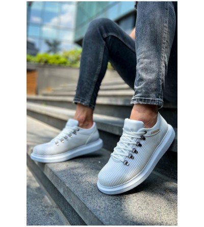 ByselShoes CH021 CBT Favo Erkek Ayakkabı BEYAZ