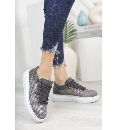 ByselShoes CH021 CBT Favo Kadın Ayakkabı ANTRASIT