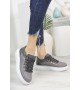 ByselShoes CH021 CBT Favo Kadın Ayakkabı ANTRASIT