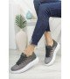 ByselShoes CH021 CBT Favo Kadın Ayakkabı ANTRASIT