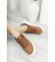 ByselShoes CH021 CBT Favo Kadın Ayakkabı TABA