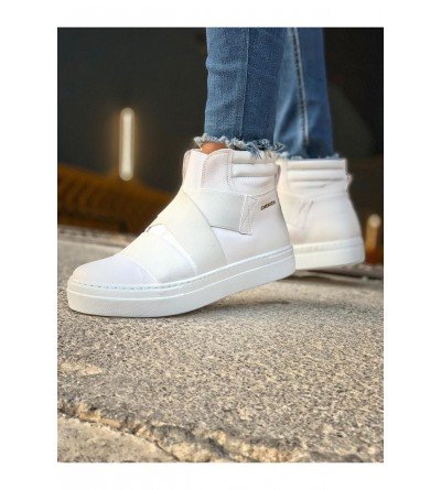 ByselShoes CH023 CBT UltraBoss Erkek Bot BEYAZ