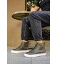 ByselShoes CH029 CBT Vulcanized Lace Up Erkek Bot HAKI