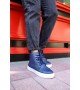 ByselShoes CH029 CBT Vulcanized Lace Up Erkek Bot LACIVERT