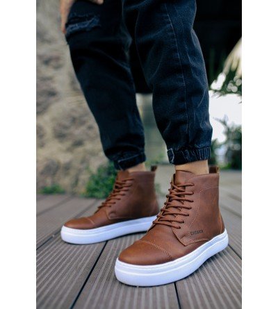 ByselShoes CH029 CBT Vulcanized Lace Up Erkek Bot TABA