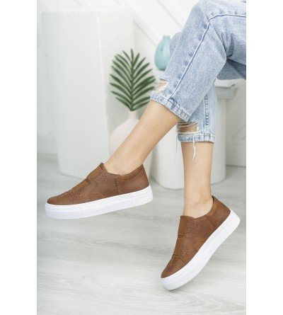 ByselShoes CH033 CBT Felton Kadın Ayakkabı TABA