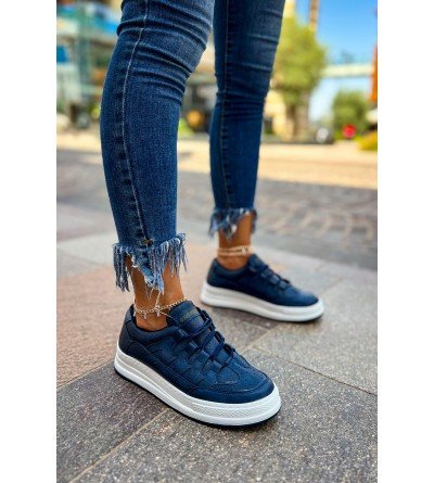 ByselShoes CH040 CBT C-Rey Kadın Ayakkabı LACIVERT