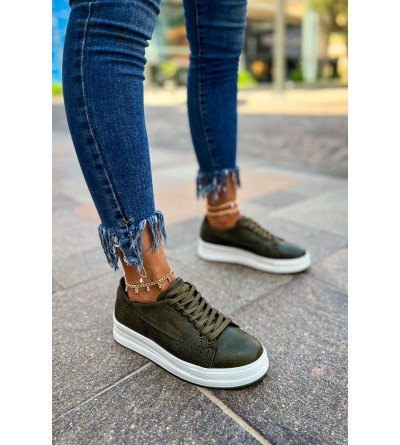 ByselShoes CH043 CBT Cowien Kadın Ayakkabi HAKI