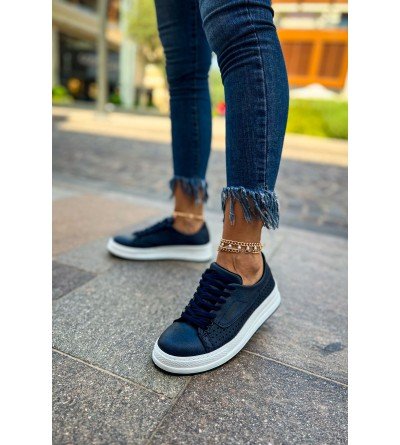 ByselShoes CH043 CBT Cowien Kadın Ayakkabi LACIVERT