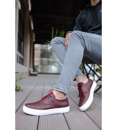 ByselShoes CH061 CBT Rex Erkek Ayakkabı BORDO