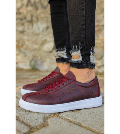 ByselShoes CH063 Star-X CBT Erkek Ayakkabı BORDO