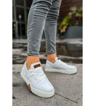 ByselShoes CH067 GBT Warrem Erkek Ayakkabı BEYAZ / BEYAZ