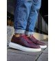 ByselShoes CH073 CBT Flatline Erkek Ayakkabı BORDO