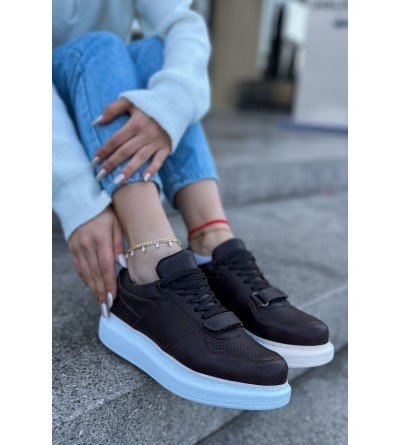 ByselShoes CH073 CBT Flatline Kadın Ayakkabı KAHVE