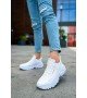 ByselShoes CH089 CBT Low Top Lace Up Erkek Ayakkabı BEYAZ