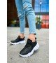 ByselShoes CH089 CBT Low Top Lace Up Erkek Ayakkabı SIYAH