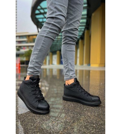 ByselShoes CH111 GST Milano Erkek Bot SIYAH/SIYAH