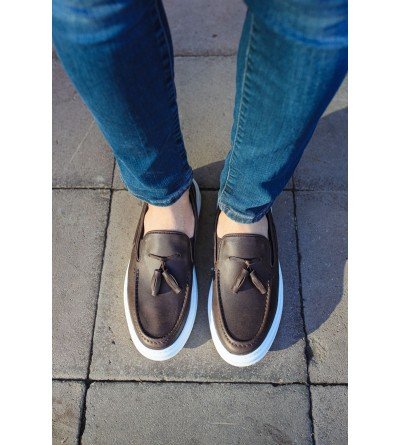 ByselShoes CH127 CBT Loafer-X Erkek Ayakkabı KAHVE