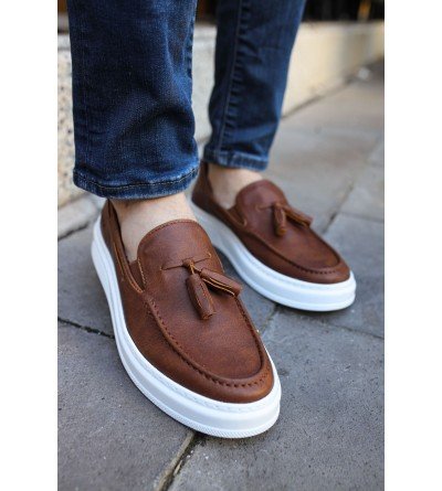 ByselShoes CH127 CBT Loafer-X Erkek Ayakkabı TABA