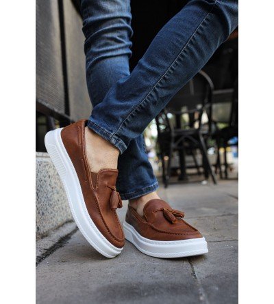 ByselShoes CH127 CBT Loafer-X Erkek Ayakkabı TABA