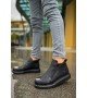 ByselShoes CH133 TST Coccodrillo Erkek Bot SIYAH