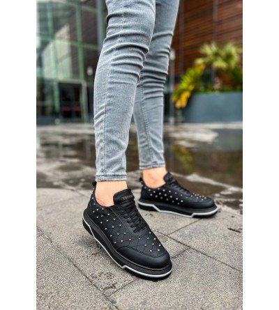 ByselShoes CH139 CST Stellar  Erkek Ayakkabı SIYAH/GUMUS