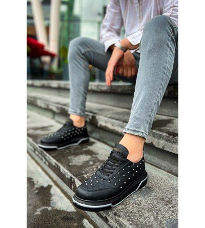 ByselShoes CH139 CST Stellar  Erkek Ayakkabı SIYAH/GUMUS