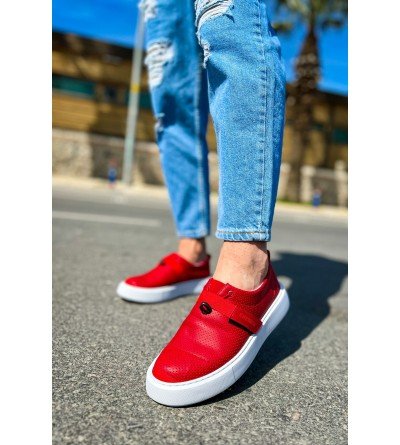 ByselShoes CH147 CBT Dobeny Erkek Ayakkabı KIRMIZI