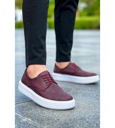 ByselShoes CH149 CBT Changer Over Erkek Ayakkabı BORDO