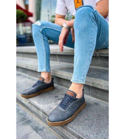 ByselShoes CH157 CKT Retro Erkek Ayakkabı ANTRASIT