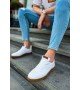 ByselShoes CH157 CKT Retro Erkek Ayakkabı BEYAZ