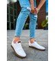 ByselShoes CH157 CKT Retro Erkek Ayakkabı BEYAZ