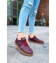 ByselShoes CH157 CKT Retro Erkek Ayakkabı BORDO